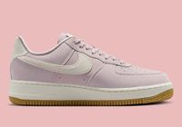 Nike Air Force 1 '07 Next Nature "Platinum Violet" Sneakers Dames Roze Leer Rubber 36