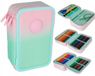 CoolPack Jumper Porte-stylos à 3 compartiments avec contenu - Gradient Fraise