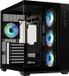 BITFENIX AL118 Boîtier PC, Cube, ATX, 4x Ventilateurs A-RGB, USB Type-C, 2x Verre Trempé, Noir, 285x420x390 mm