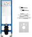Rea - Cadre encastrable pour WC Slim 024n sans plaque de commande