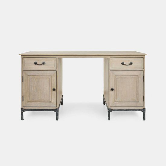 LOBERON Bureau Aldrics grijs/zwart