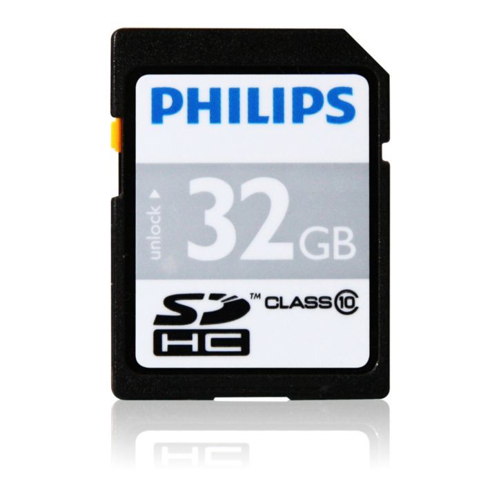 Philips FM32SD45B 32GB SDHC Class 10 UHS-I Memory Card
