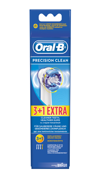 Oral-B Precision Clean 4 vervangende opzetborstels