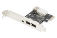 Digitus DS-30201-5 PCIe vers adaptateur FireWire 400 - Interne