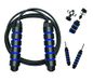 PARENCE. - 2m75 verstelbaar ergonomisch springtouw/kogellagers/PVC gecoat stalen kabel/schuim anti-slip handgrepen - hoogwaardige outdoor- en indoortraining