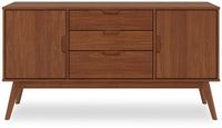 IDIMEX TIVOLI-dressoir van massief hout met 2 deuren en 3 lades – afwerking in kastanje