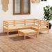 Prolenta Maison Exclusive - Tuinloungeset, 5-delig, massief grenenhout