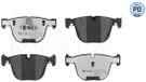 MEYLE Jeu de plaquettes de frein arrière MEYLE 025 237 3116/PD pour BMW 7 Serie F01/F02, BMW 5 Serie F07