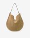 Isabel Marant Sac Oskan Hobo Soft En Cuir Velours - Taupe