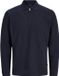 Jack & Jones Poloshirt Jprblaethan Ls Zip Polo 12299231 Night Sky Mannen Maat - L