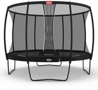 Berg trampoline rond Champion Regular zwart 330 cm met veiligheidsnet deluxe XL