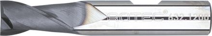 Rotec VHM Spiebaanfrees, TiAlN-gecoat, ø4 - Silver-Line / ø4x8x50xø6mm Z=2 / kort - 6320400