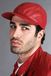 D'Arienzo Casquette de baseball en cuir rouge unisexe, béret réglable avec sangle velcro, Taille XL (61cm), Couleur Rouge