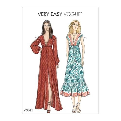Vogue Pattern Sewing Pattern, Paper, Solid, X S/M