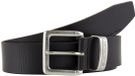 Tom Tailor - TTJACOB leren riem met vierkante gesp - Maat 80 - black uni