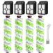 Dhoua Vervangende onderdelen voor Bissell CrossWave Pet Pro 2306A & CrossWave 1785-serie, 4-pack multi-Surface Pet Pro-borstelrollen + 4 stuks 1866 vacuümfilters, vergelijkbaar met deel 1613568