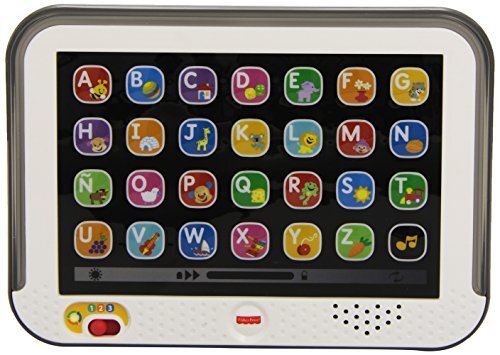 Fisher-Price Mijn eerste tablet, elektronisch babyspeelgoed, 1 jaar en ouder (Mattel CDG61)