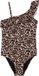 WE Fashion Meisjes one-shoulder badpak met print