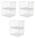 Organisateur de rangement de vêtements empilable multifonctionnel set de 6