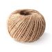 Corde de chanvre de jardin 50 m, diamètre 2 mm, pour attacher des colis et lier les plantes du jardin ; corde en jute naturelle, adaptée aux plantes grimpantes, aux travaux manuels, à la décoration DIY et au tissage (1 rouleau)