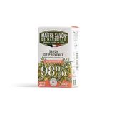 Maître Savon de Marseille – Provence Zeep Argan & Rhassoul | 98% Natuurlijke Ingrediënten | Vaste Plantaardige Zeep | Voor Handen & Lichaam | Zachte Reiniging