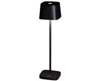 Konstsmide Capri Mini - Draadloze LED Tafellamp - Zwart - USB Oplaadbaar - Dimbaar
