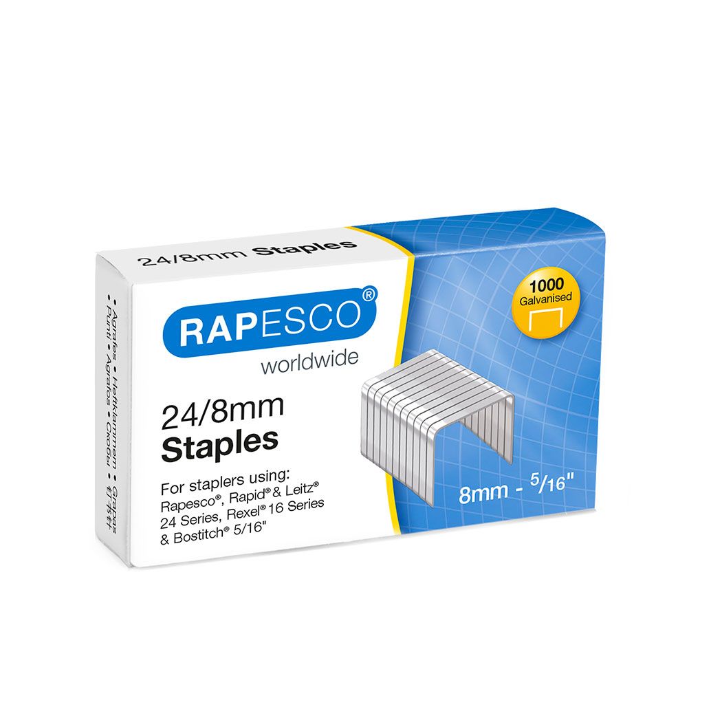 Rapesco 24/8 nietjes (1000 stuks)