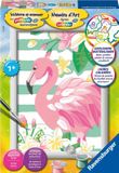 Ravensburger Schilderen op nummer Ravensburger Flamingo Puzzel - Multicolor - 7+ jaar - 28686