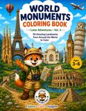 World Monuments Coloring Book: 50 Amazing Landmarks from Around the World