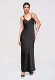 Ombre LARICA Jurk - Rits - Effen - Jurk Zwart S