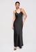 Ombre LARICA Jurk - Rits - Effen - Jurk Zwart S