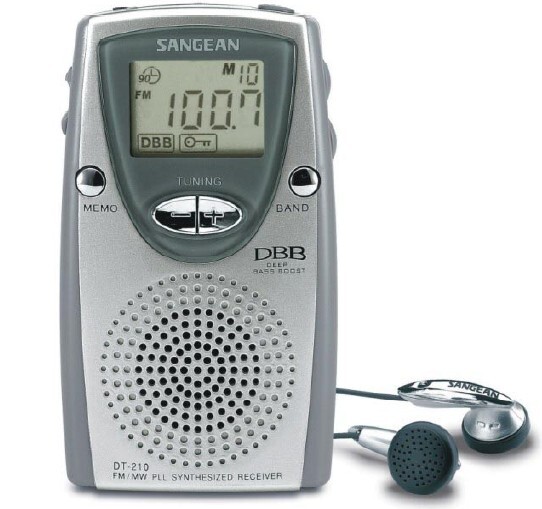 Sangean DT-210 Pocket Radio