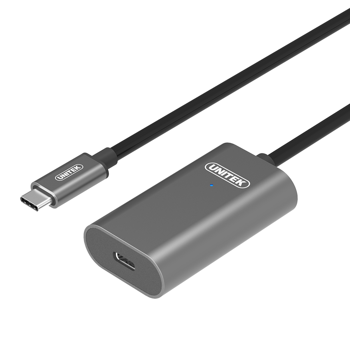 Unitek U305A USB-kabel - 5 m - Grijs