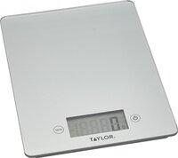 Taylor Pro keukenweegschaal 17 x 23 x 2,5 cm RVS zilver