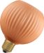 Osram DECOR LED Lamp in Coloured Glass Globe Orange