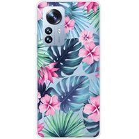 Xiaomi Mi 12 Pro Tropical aquarelle bedrukt siliconen hoesje