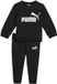 Puma Minicats ESS Crew Joggingpak Junior Zwart - Wit Katoen Unisex Kinderen