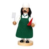 Dekohelden24 Prachtige en gedetailleerde rookman als vlees met bijl, ca. 20 cm