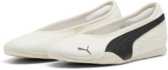 PUMA PUMA CATCH SOLEIL BALLERINA Dames Sneakers - Warm White-PUMA Black