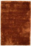 DÉJA Living Vloerkleed 200x200cm - Hoogpolig Oranje Stof - Lavar Mix