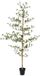 Unyqoos® Plante artificielle de 150 cm avec tronc en bois d'aspect naturel et 273 feuilles pour intérieur et extérieur