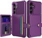 Selected by GSMpunt.nl Portemonnee Hoesje Geschikt voor Samsung Galaxy A55 - Back Cover met Pasjeshouder - Telefoonhoesje voor Pinpas - Kaarthouder op Achterkant - Case met Magneet voor Auto Houder Paars
