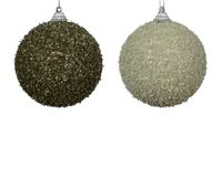Decoris Kerstbal foam d8 cm a2 Z