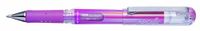 Pentel K230-MPO Hybrid Gel Metallic Grip DX rollerball met gepigmenteerde inkt, verpakking van 12, metallic roze