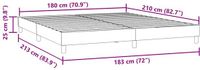 vidaXL Bedframe fluweel roze 180x210 cm