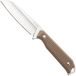 Kizer Begleiter Fix 1045MS2, Satin AEB-L, Tan G10 couteau fixe, Azo design