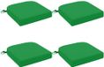 vidaXL - 4-delige zitkussens SOEST - 100% Polyester - Groen