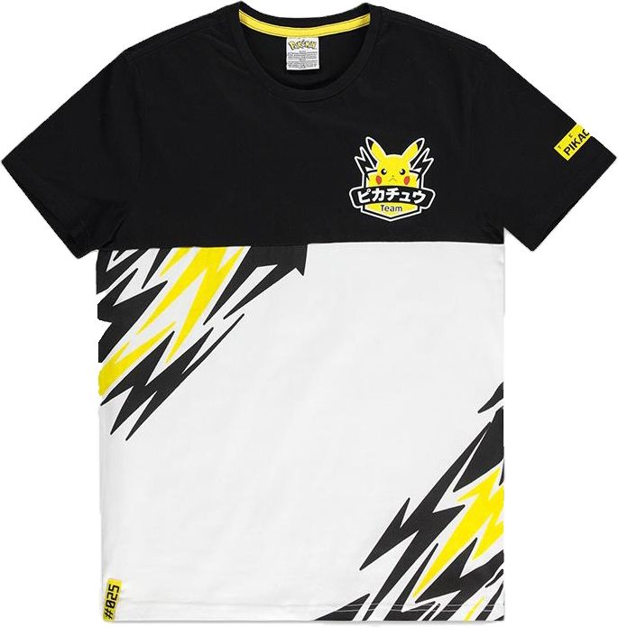 Difuzed Pokémon - Olympics - Team Pika Men's T-shirt - Zwart - 8718526326932