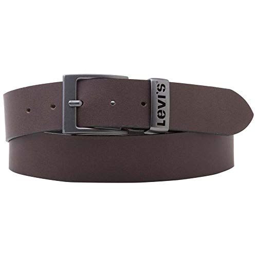 Levi's Levis Accessories Ashland Metal Riem Bruin 95 cm - Mannen - Leer - Heupriem