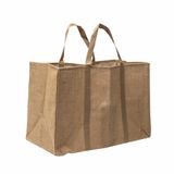 WERKA PRO Sac Porte Bûches en Jute 60 x 30 x 40 cm 72 l Naturel